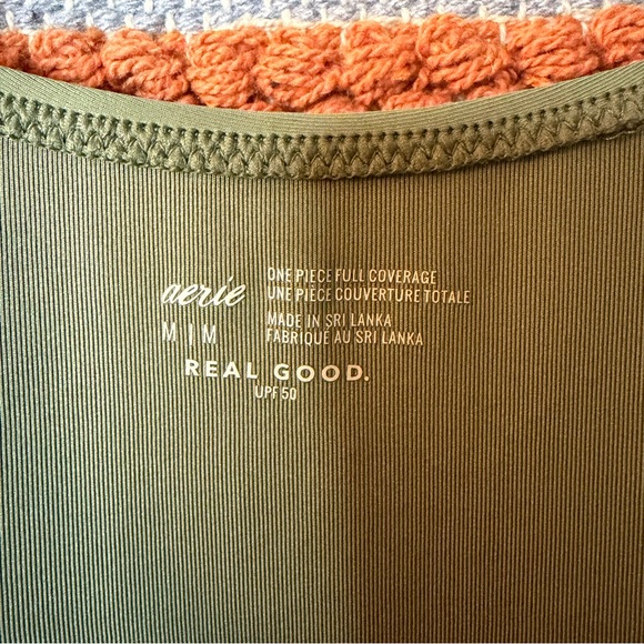 Aerie Cut Out Full Coverage One Piece Swimsuit Medium - Picture 6 of 6